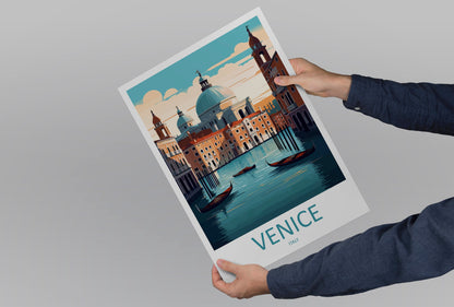 Venice Travel Print Wall Art Venice Italy Wall Hanging Home Decoration Venice Gift Art Lovers Wall Art Print Venice Italy St. Mark's Square