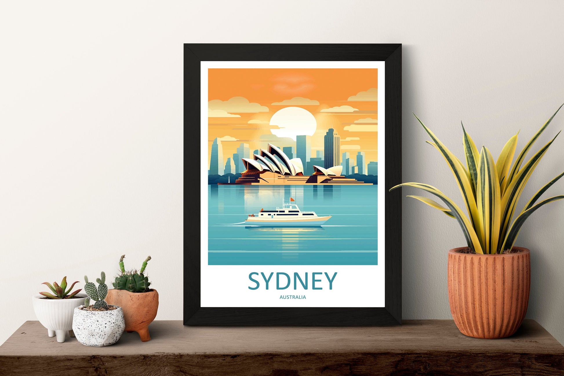 Sydney Opera House Travel Print Wall Art Sydney Wall Hanging Home Décor Sydney Gift Art Lovers Wall Art Australia Travel Print Opera House