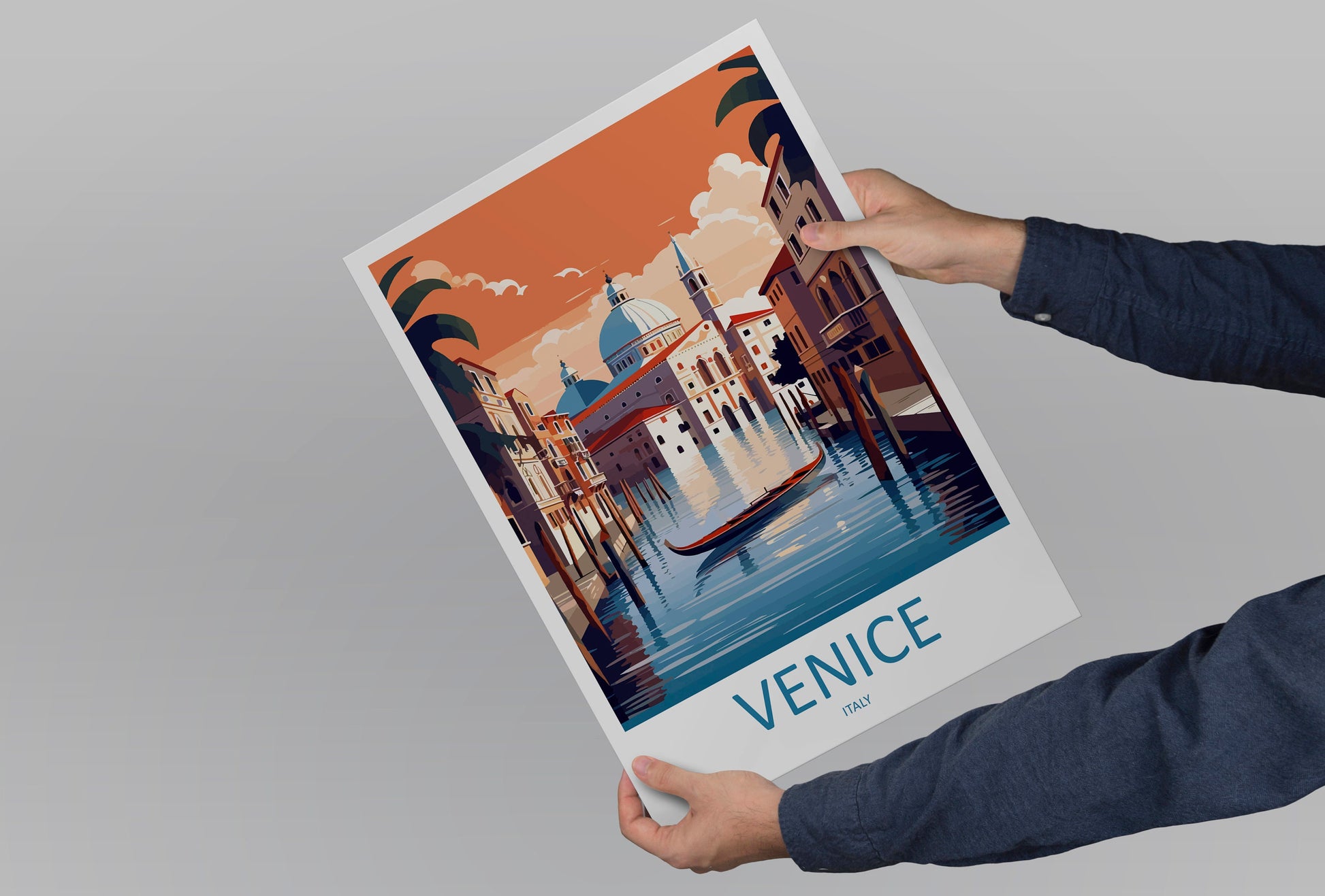 Venice Travel Print Wall Art Venice Italy Wall Hanging Home Decoration Venice Gift Art Lovers Wall Art Print Venice Italy St. Mark's Square