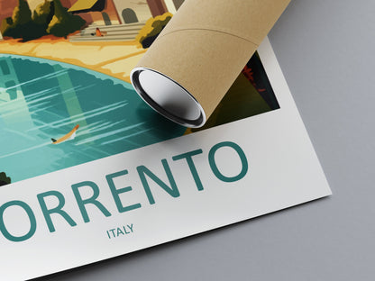 Sorrento Travel Print Wall Art Sorrento Wall Hanging Home Décor Sorrento Gift Art Lovers Italy Art Lover Gift Sorrento Print Sorrento Art