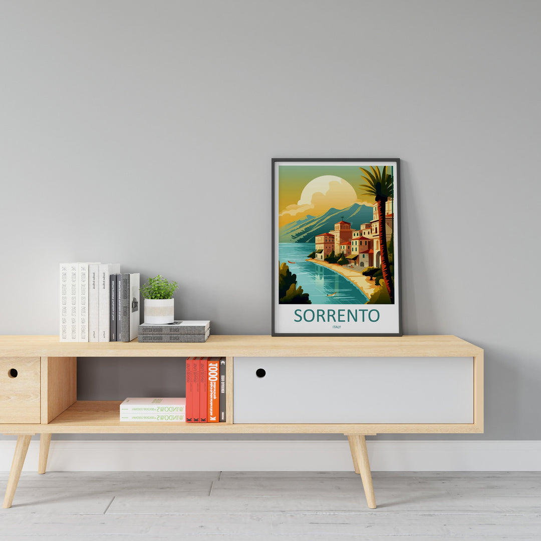 Sorrento Travel Print Wall Art Sorrento Wall Hanging Home Décor Sorrento Gift Art Lovers Italy Art Lover Gift Sorrento Print Sorrento Art