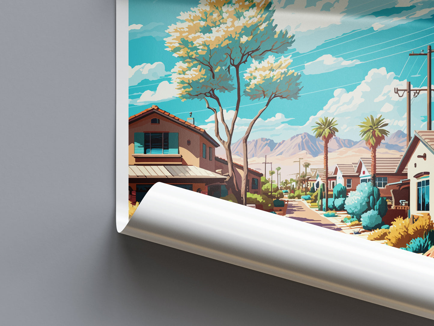 Gilbert Travel Print Wall Art Gilbert Wall Hanging Home Décor Gilbert Gift Art Lovers Arizona Art Lover Gift Arizona Travel Print