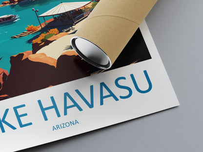 Lake Havasu Travel Print Wall Art Lake Havasu Wall Hanging Home Décor Lake Havasu Gift Art Lovers Arizona Art Lover Gift Arizona Travel