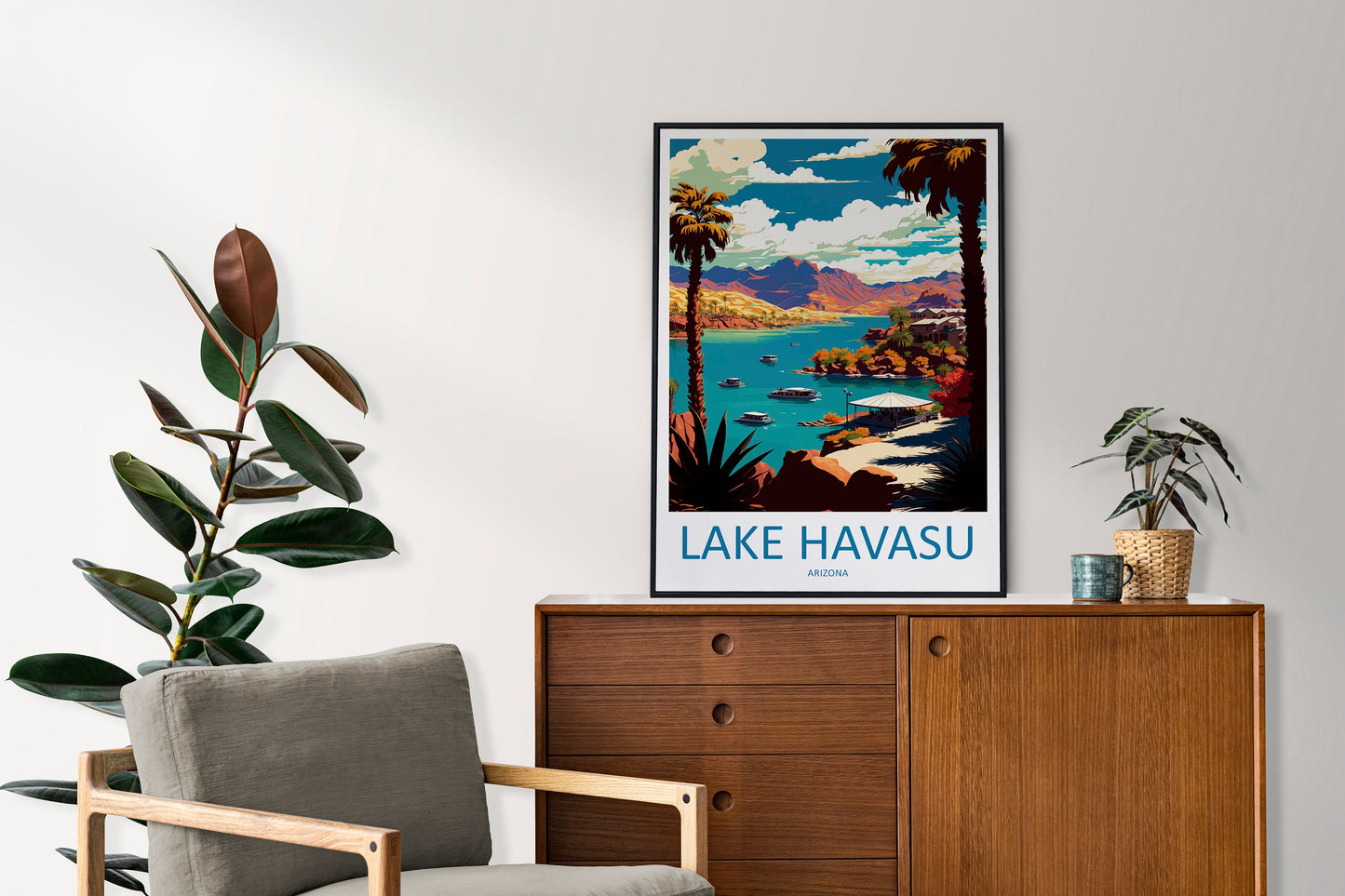 Lake Havasu Travel Print Wall Art Lake Havasu Wall Hanging Home Décor Lake Havasu Gift Art Lovers Arizona Art Lover Gift Arizona Travel