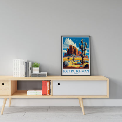 Lost Dutchman State Park Travel Print Wall Art Lost Dutchman State Park Wall Hanging Home Décor Lost Dutchman State Park Gift Art Arizona