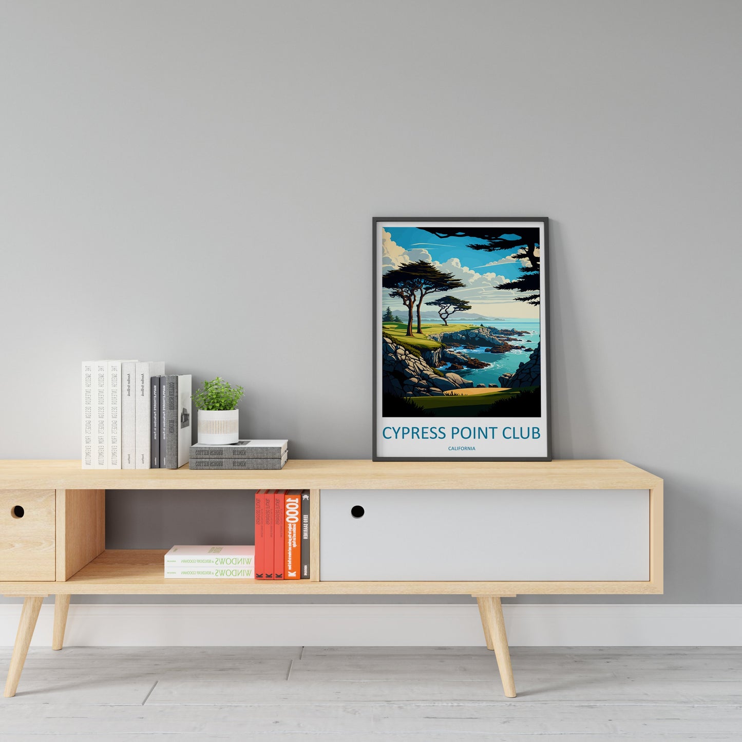 Cypress Point Club Travel Print Wall Art Cypress Point Club Wall Hanging Home Décor Cypress Point Club Gift Art Lovers California Art Gift