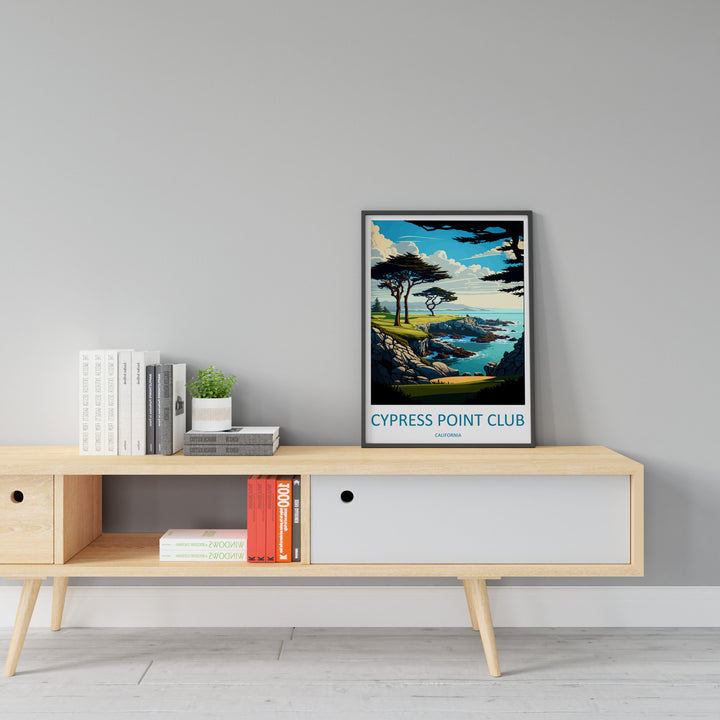 Cypress Point Club Travel Print Wall Art Cypress Point Club Wall Hanging Home Décor Cypress Point Club Gift Art Lovers California Art Gift