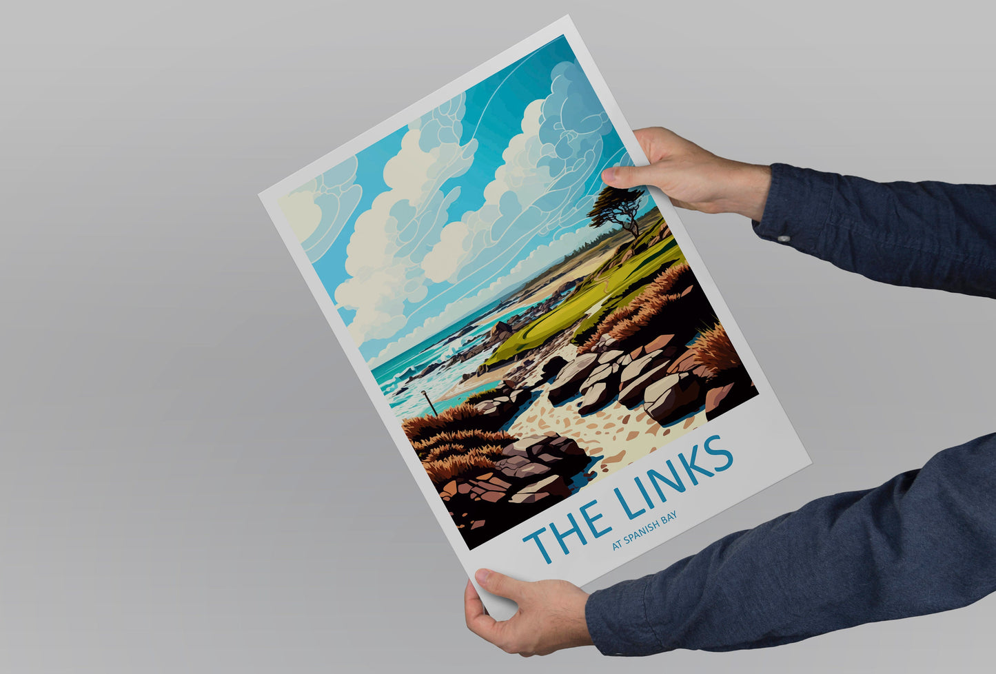 The Link At Spanish Bay Travel Print Wall Art The Link At Spanish Bay Wall Hanging Home Décor The Link At Spanish Bay Gift Art Lovers Golf