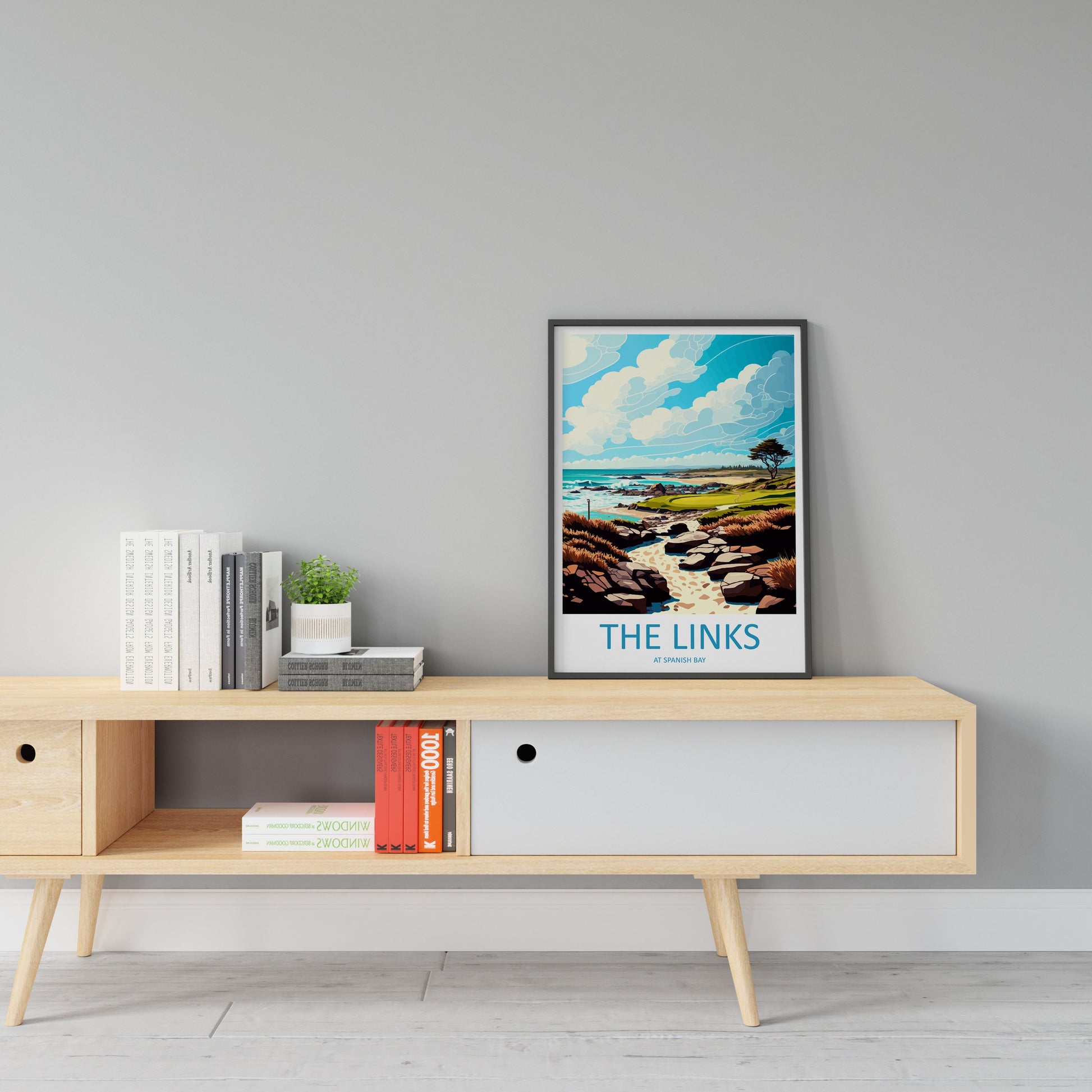 The Link At Spanish Bay Travel Print Wall Art The Link At Spanish Bay Wall Hanging Home Décor The Link At Spanish Bay Gift Art Lovers Golf