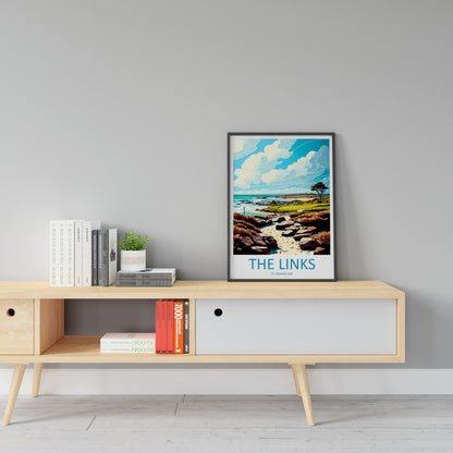 The Link At Spanish Bay Travel Print Wall Art The Link At Spanish Bay Wall Hanging Home Décor The Link At Spanish Bay Gift Art Lovers Golf