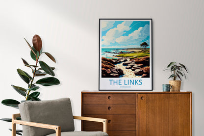 The Link At Spanish Bay Travel Print Wall Art The Link At Spanish Bay Wall Hanging Home Décor The Link At Spanish Bay Gift Art Lovers Golf