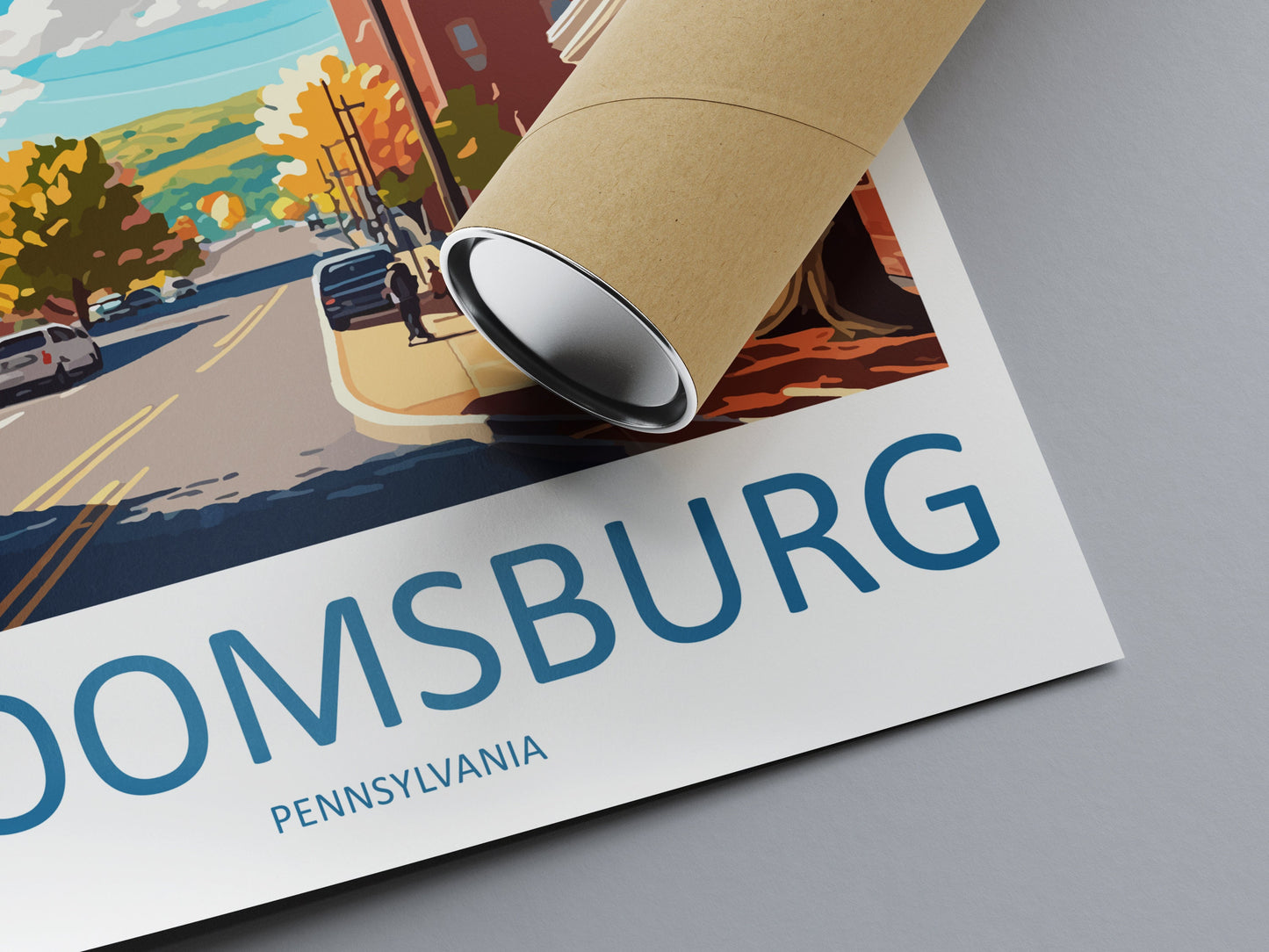Bloomsburg Travel Print Wall Art Bloomsburg Wall Hanging Home Décor Bloomsburg Gift Art Lovers Pennsylvania Art Lover Gift Pennsylvania