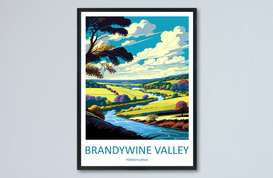 Brandywine Valley Travel Print Wall Art Brandywine Valley Wall Hanging Home Décor Brandywine Valley Gift Art Lovers Pennsylvania Art Lover