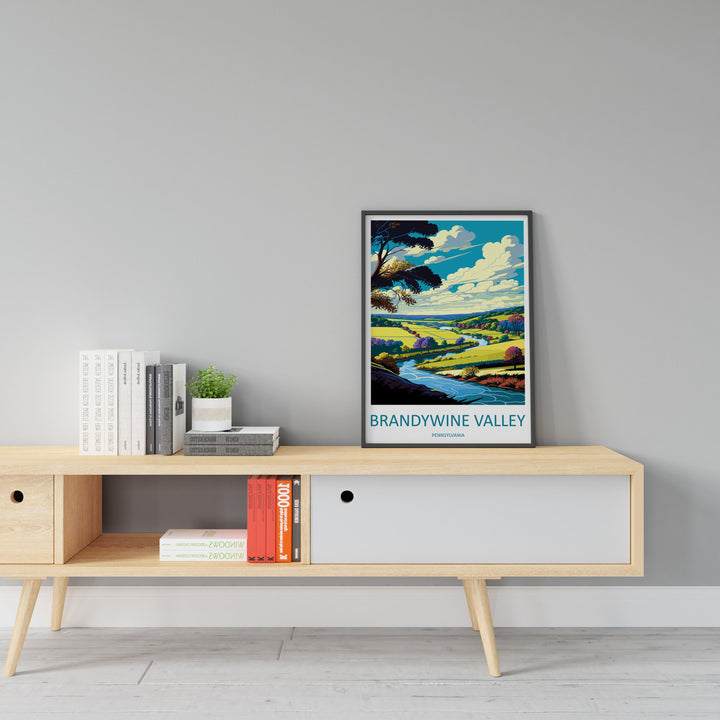 Brandywine Valley Travel Print Wall Art Brandywine Valley Wall Hanging Home Décor Brandywine Valley Gift Art Lovers Pennsylvania Art Lover