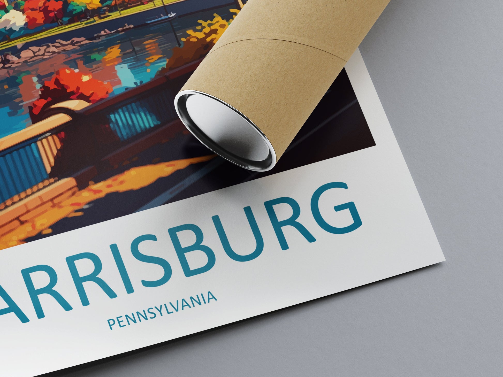 Harrisburg Travel Print Wall Art Harrisburg Wall Hanging Home Décor Harrisburg Gift Art Lovers Pennsylvania Art Lover Travel Art