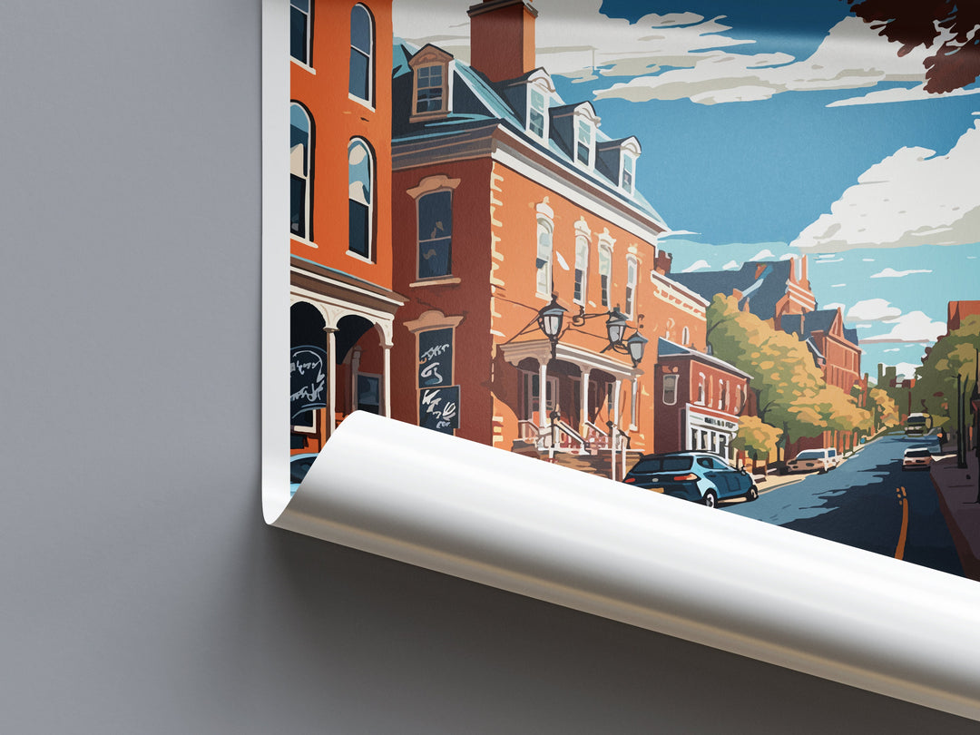 Phoenixville Travel Print Wall Art Phoenixville Wall Hanging Home Décor Phoenixville Gift Art Lovers Pennsylvania Art Lover Travel Poster