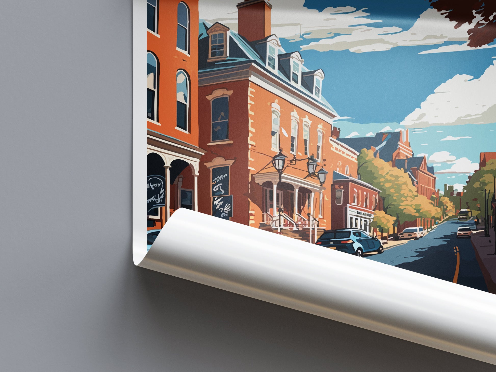 Phoenixville Travel Print Wall Art Phoenixville Wall Hanging Home Décor Phoenixville Gift Art Lovers Pennsylvania Art Lover Travel Poster