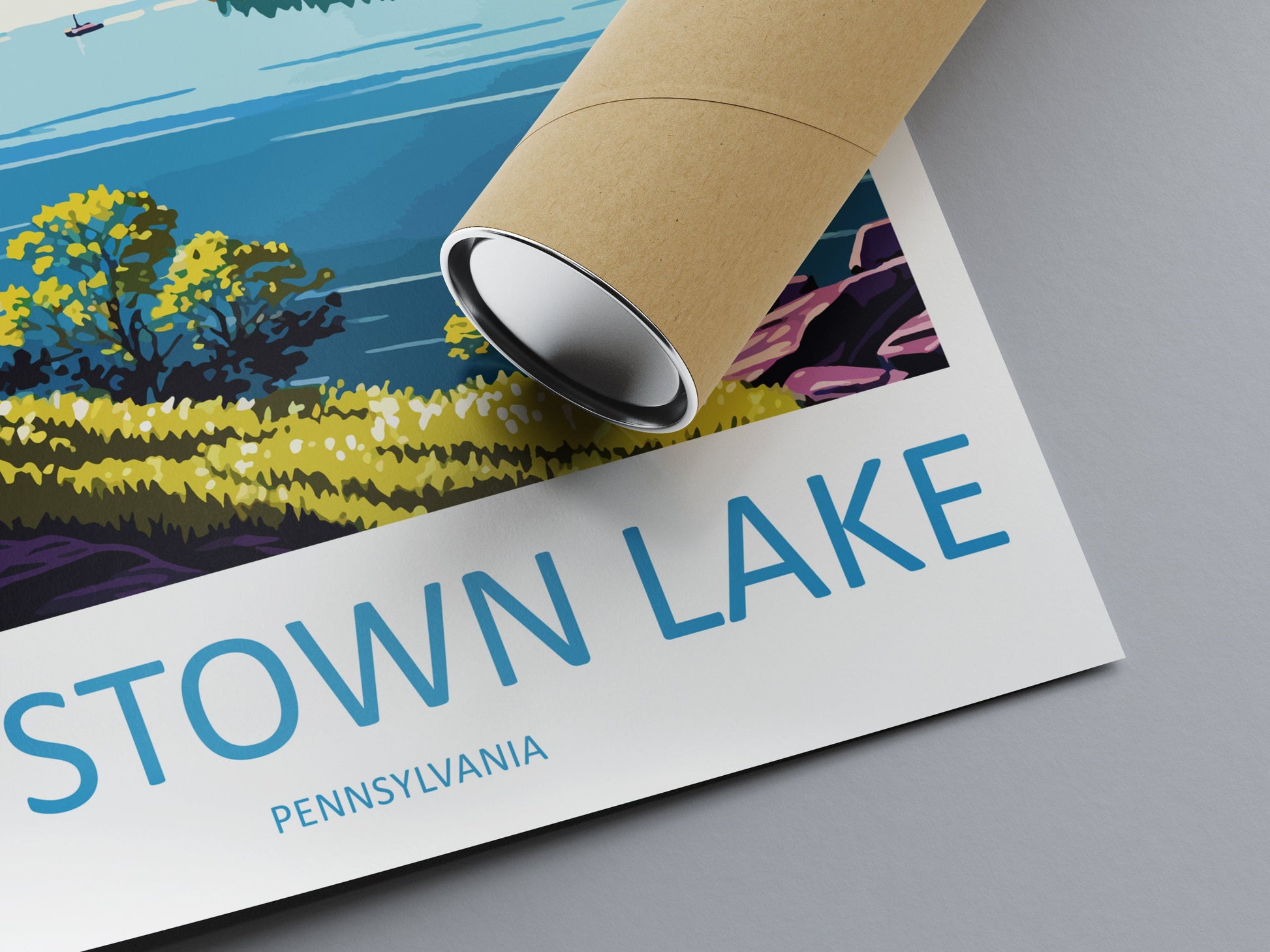Raystown Lake Travel Print Wall Art Raystown Lake Wall Hanging Home Décor Raystown Lake Gift Art Lovers Pennsylvania Art Lover Travel Poster