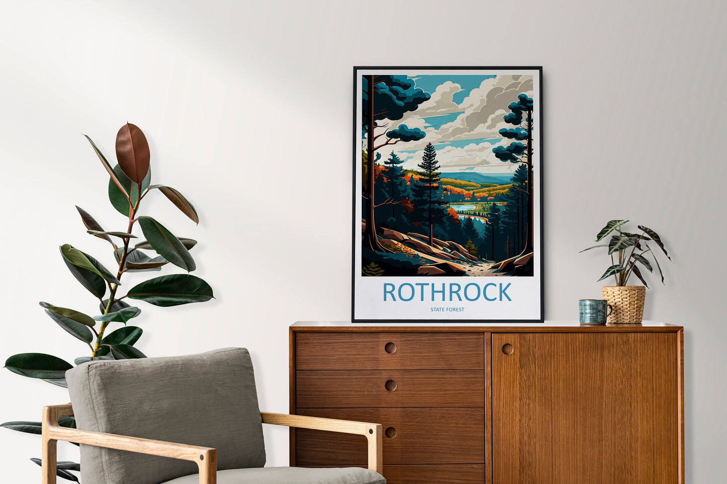 Rothrock State Forest Travel Print Wall Art Rothrock State Forest Wall Hanging Home Décor Rothrock State Forest Gift Art Lovers Pennsylvania