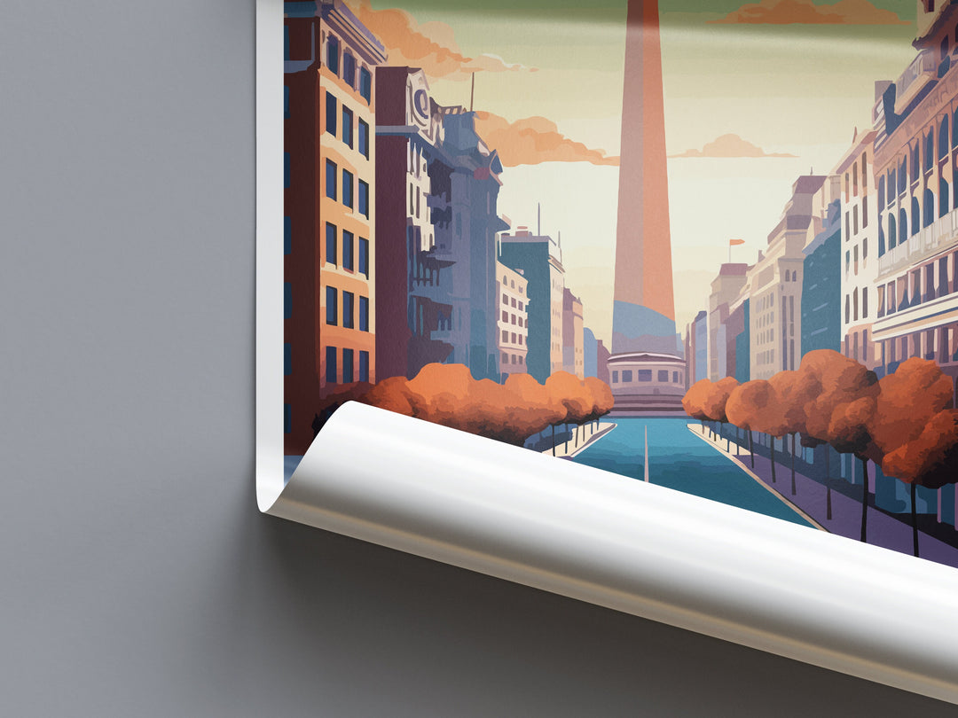 Buenos Aires Travel Print Wall Art Buenos Aires Wall Hanging Home Décor Buenos Aires Gift Art Lovers Argentina Art Lover Gift Buenos Aires