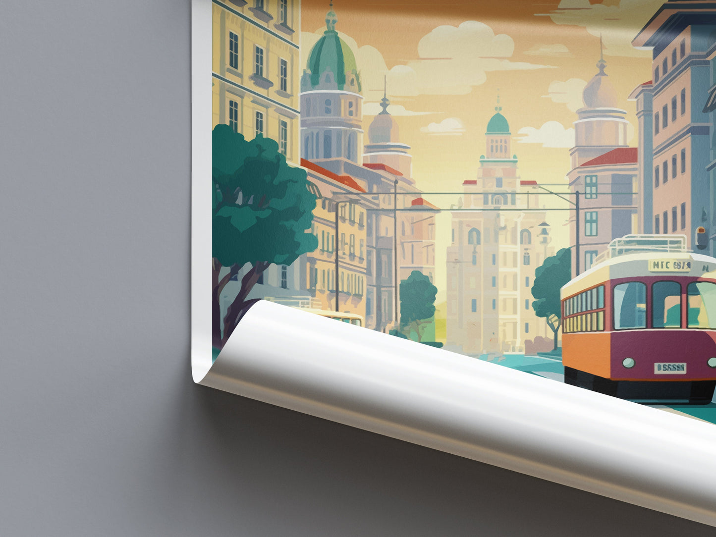 Vienna Travel Print Wall Art Vienna Wall Hanging Home Décor Vienna Gift Art Lovers Austria Art Lover Gift Vienna Travel Poster