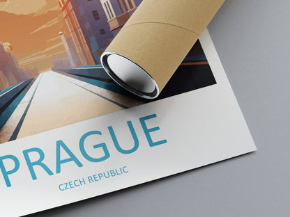 Prague Travel Print Wall Art Prague Wall Hanging Home Décor Prague Gift Art Lovers Czech Republic Art Lover Gift Prague Art Decor