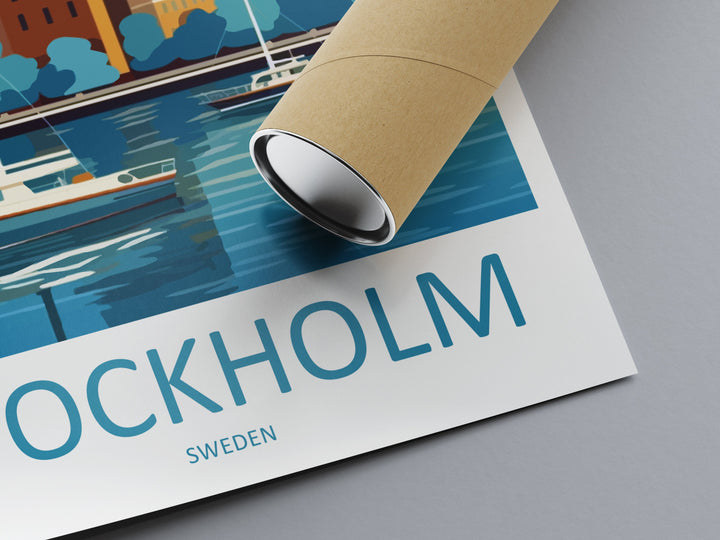 Stockholm Print Stockholm Home Décor Sweden Art Print Stockholm Wall Print For Sweden Gift Wall Hanging Stockholm Home Decor Artwork Swedish