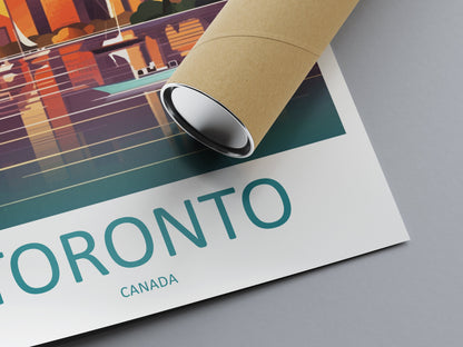 Toronto Travel Print Wall Art Toronto Canada Wall Hanging Home Decoration Toronto Gift Art Lovers Wall Art Print Toronto Canada Art