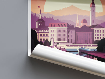 Prague Travel Print Wall Art Prague Wall Hanging Home Décor Prague Gift Art Lovers Czech Republic Art Lover Gift Prague Art Decor