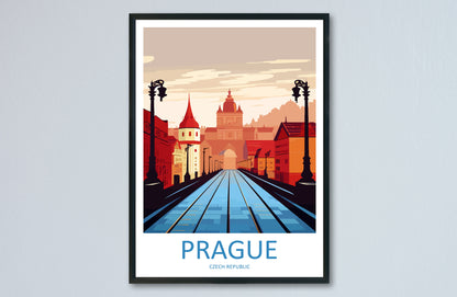 Prague Travel Print Wall Art Prague Wall Hanging Home Décor Prague Gift Art Lovers Czech Republic Art Lover Gift Prague Art Decor
