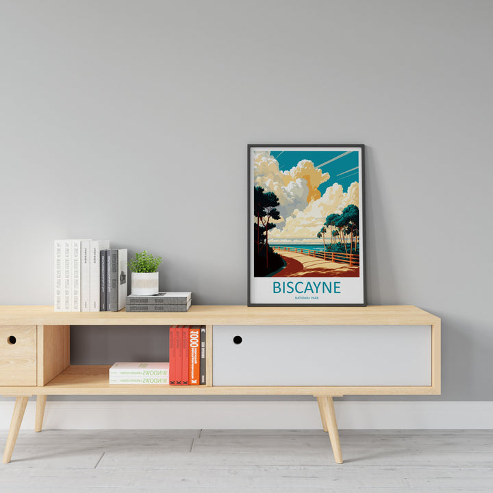 Biscayne National Park Travel Print Wall Art Biscayne National Park Wall Hanging Home Décor Camelback Gift Art Lovers Florida Art Lover Gift