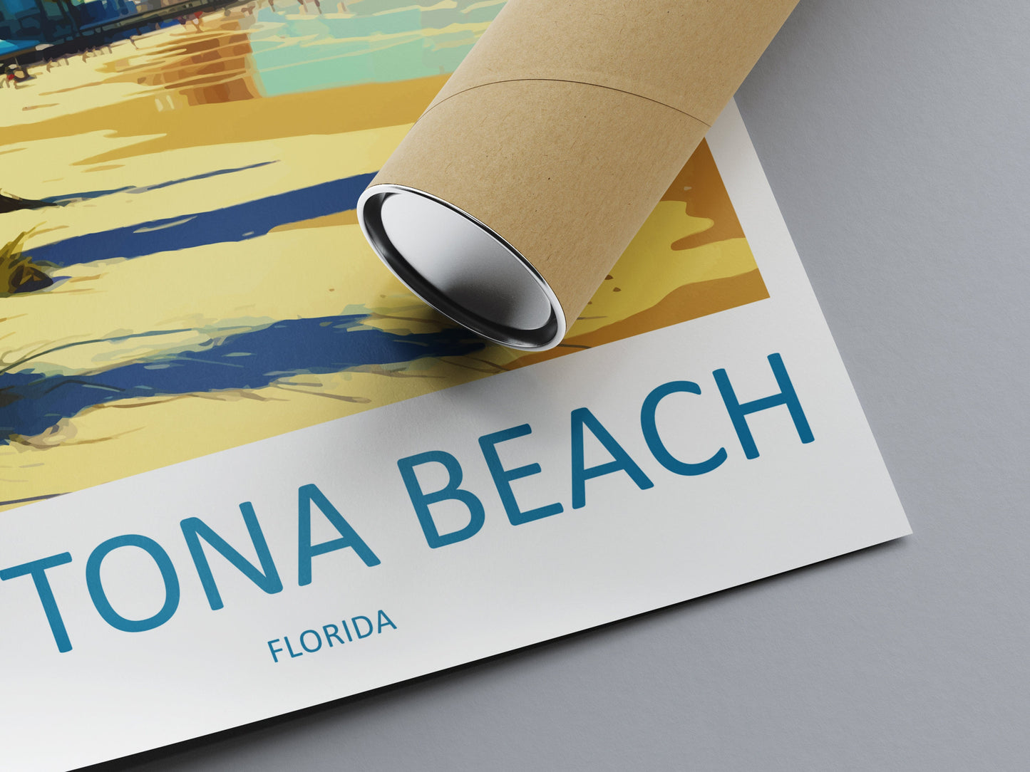 Daytona Beach Travel Print Wall Art Daytona Beach Wall Hanging Home Décor Daytona Beach Gift Art Lovers Florida Art Lover Gift Florida Print