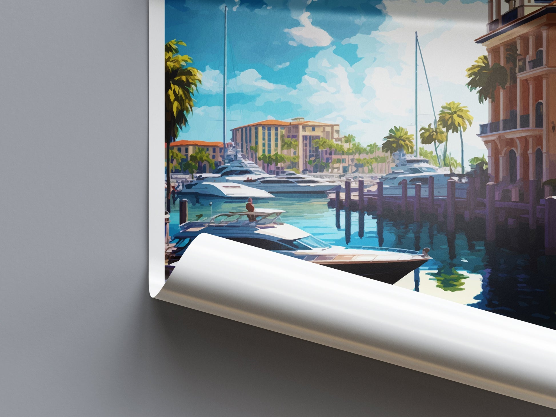 Naples Florida Travel Print Wall Art Naples Wall Hanging Home Décor Naples Gift Art Lovers Florida Art Lover Gift Naples Florida Print