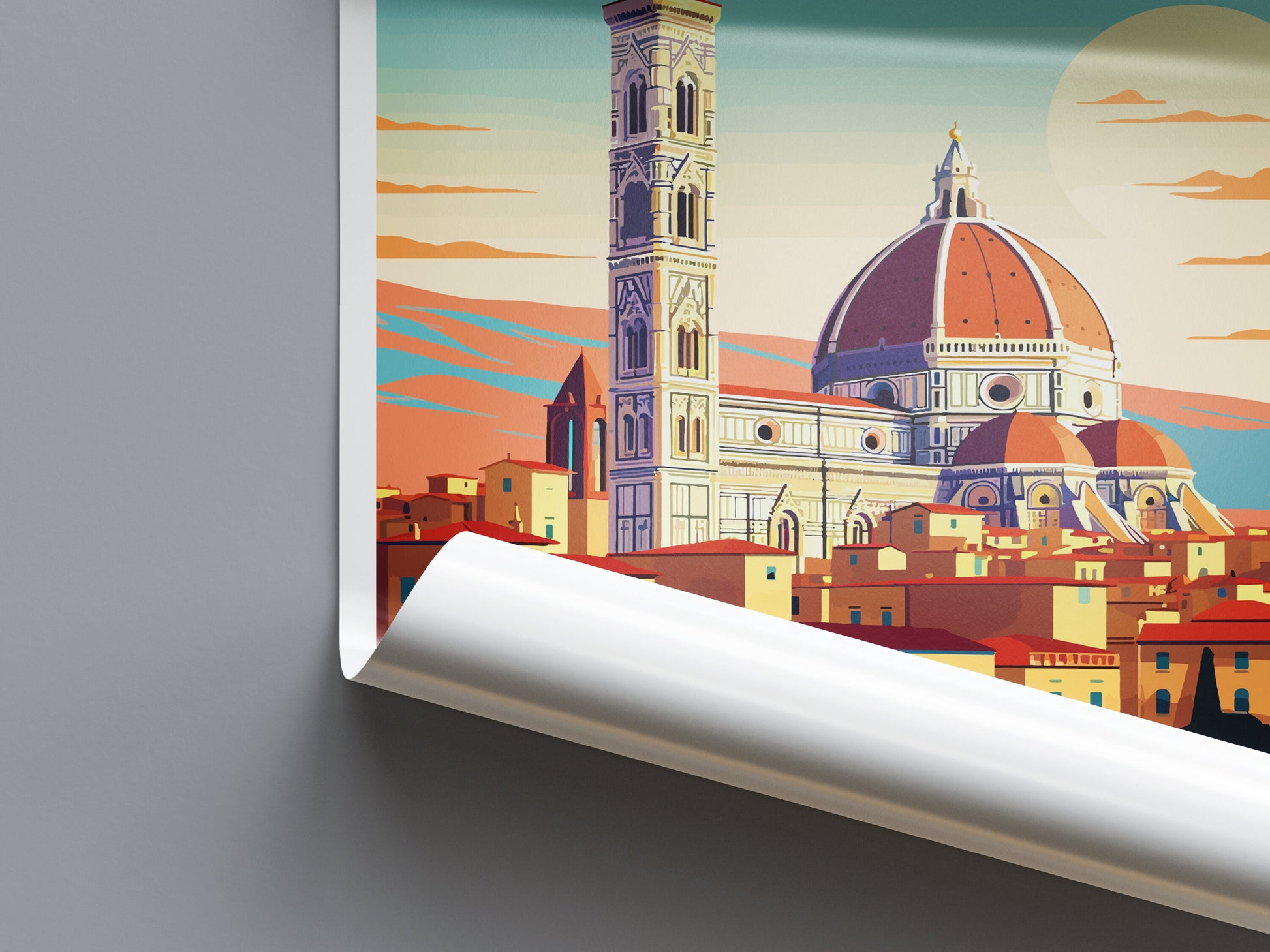 Florence Travel Print Wall Art Florence Italy Wall Hanging Home Decoration Florence Gift Art Lovers Wall Art Print Florence Italy Wall Print
