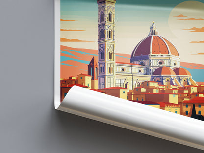 Florence Travel Print Wall Art Florence Italy Wall Hanging Home Decoration Florence Gift Art Lovers Wall Art Print Florence Italy Wall Print