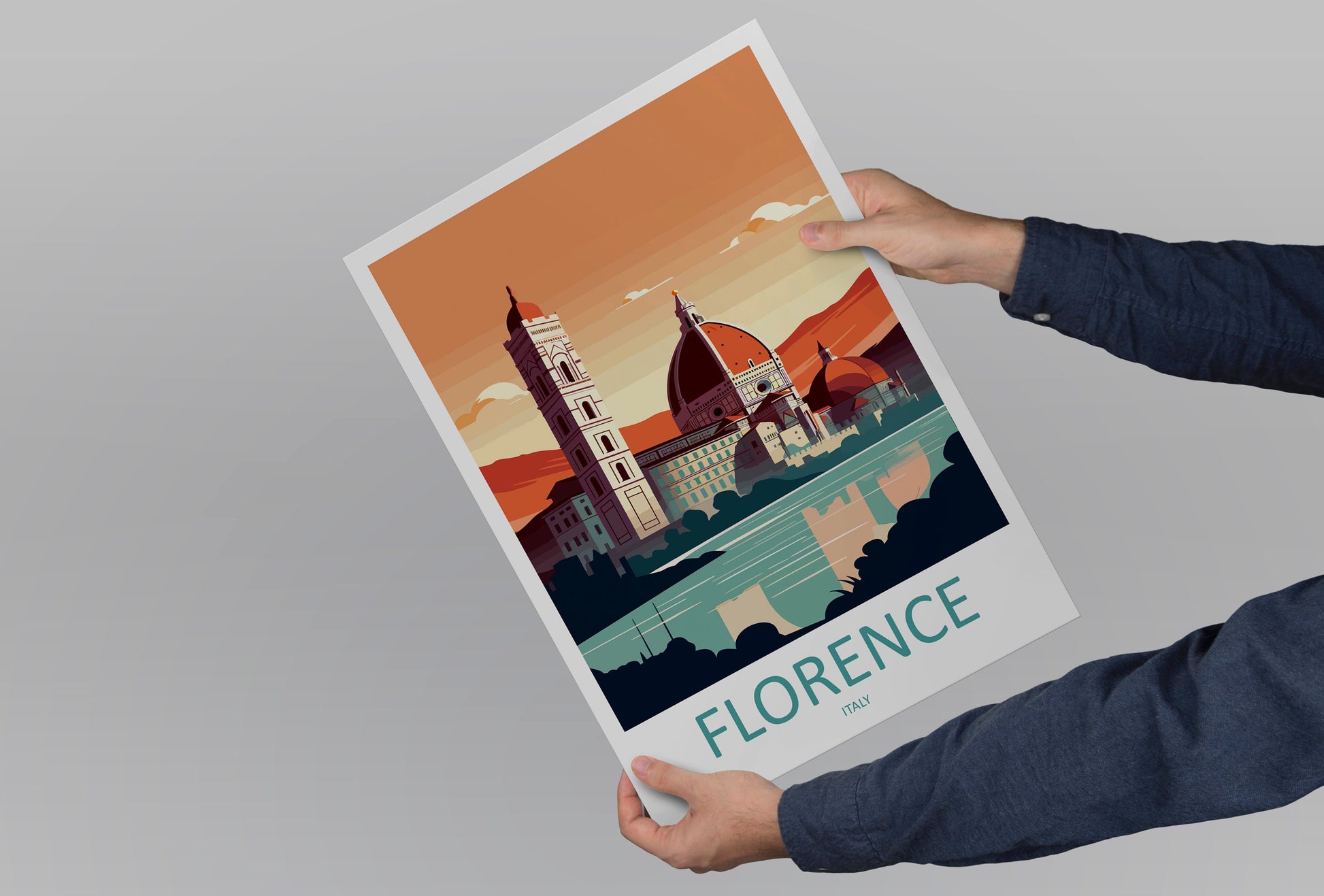 Florence Travel Print Wall Art Florence Italy Wall Hanging Home Decoration Florence Gift Art Lovers Wall Art Print Florence Italy Wall Print