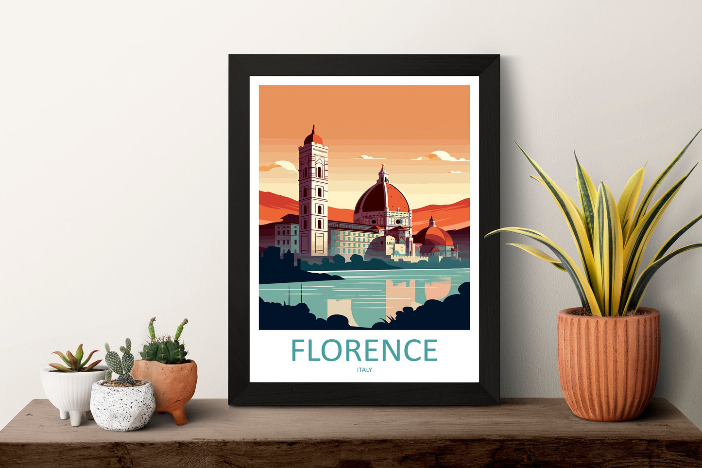 Florence Travel Print Wall Art Florence Italy Wall Hanging Home Decoration Florence Gift Art Lovers Wall Art Print Florence Italy Wall Print