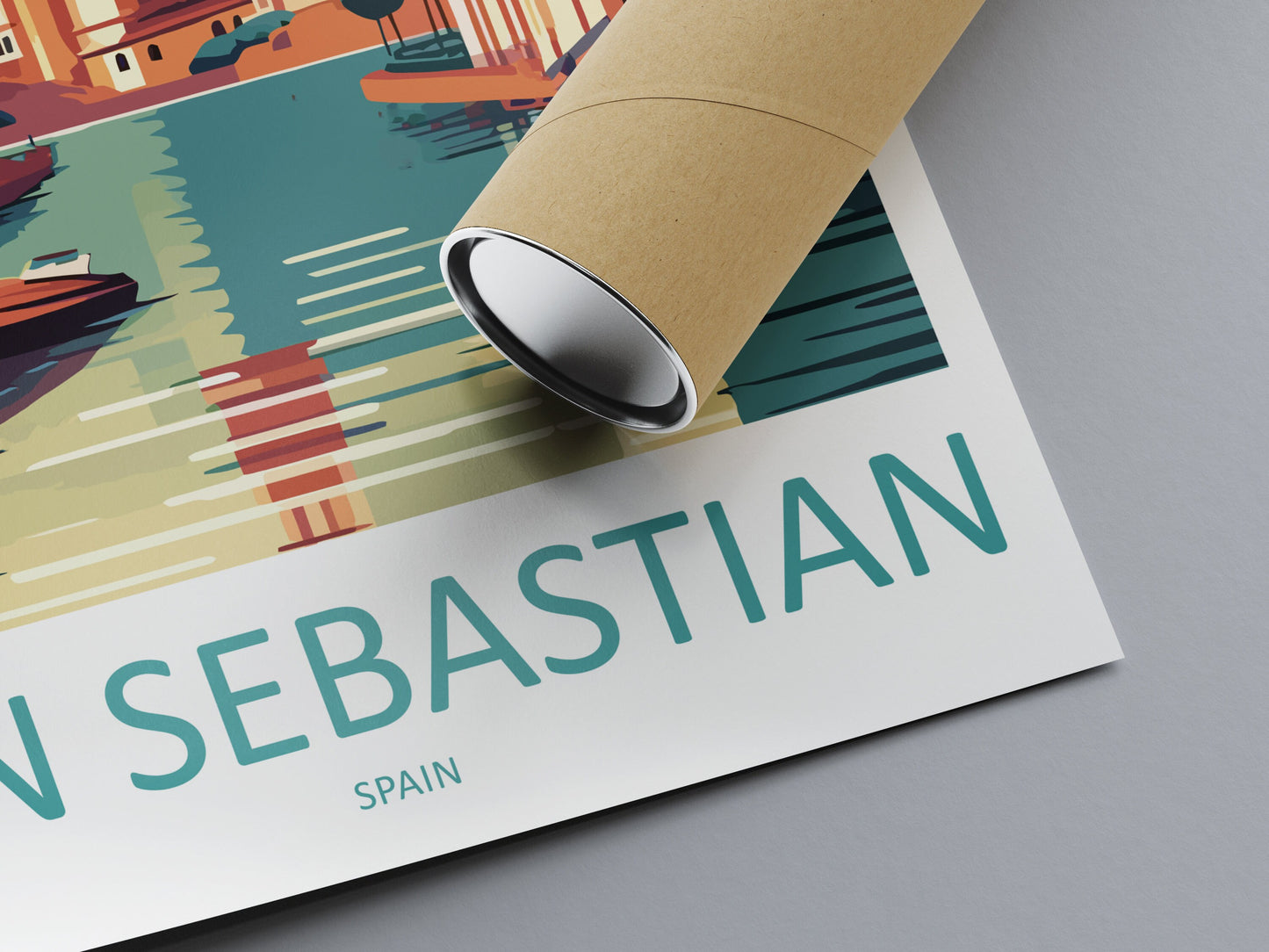 San Sebastian Travel Print Wall Art San Sebastian Wall Hanging Home Décor San Sebastian Gift Art Lovers Spain Art Lover Gift San Sebastian
