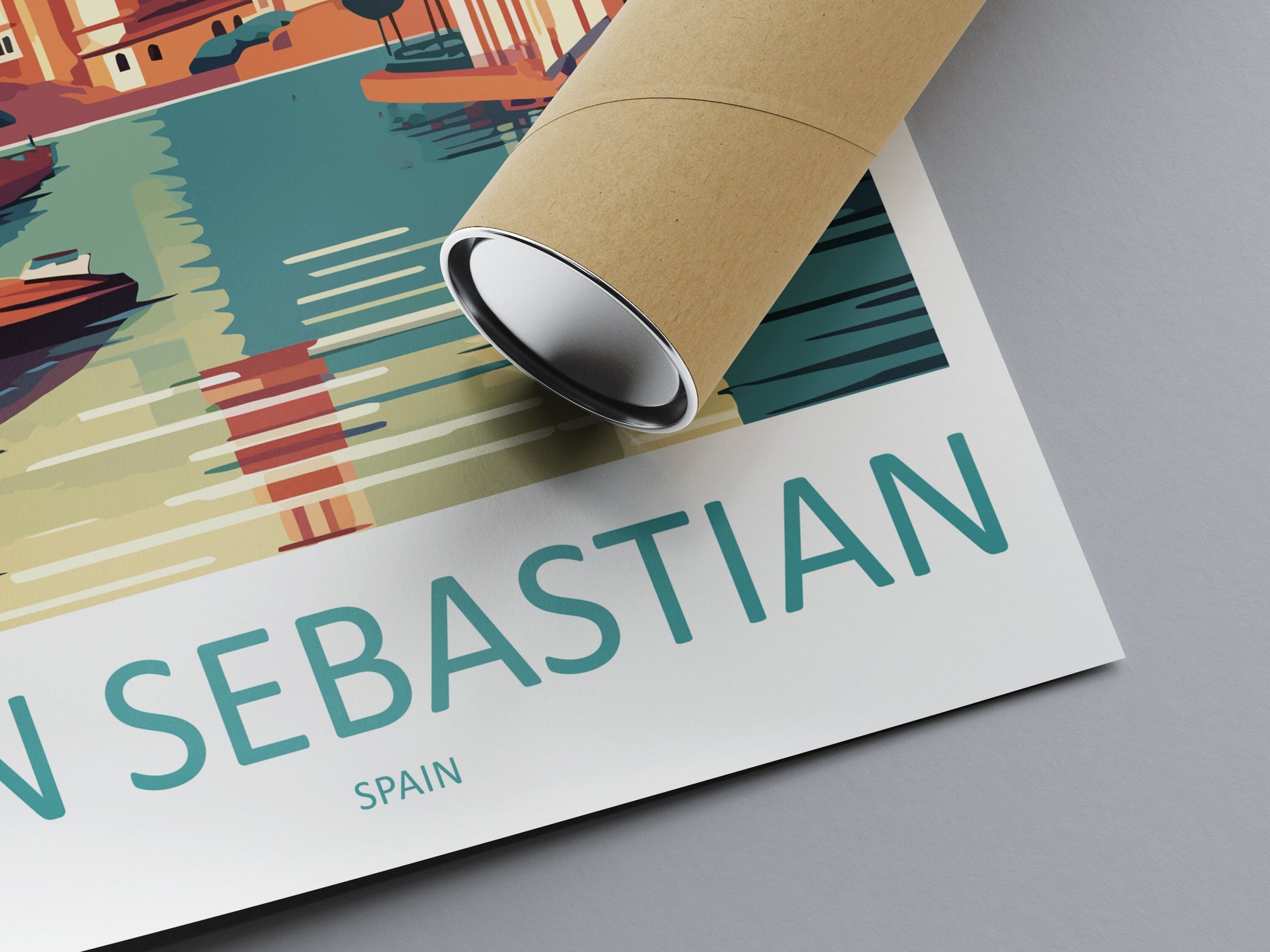 San Sebastian Travel Print Wall Art San Sebastian Wall Hanging Home Décor San Sebastian Gift Art Lovers Spain Art Lover Gift San Sebastian