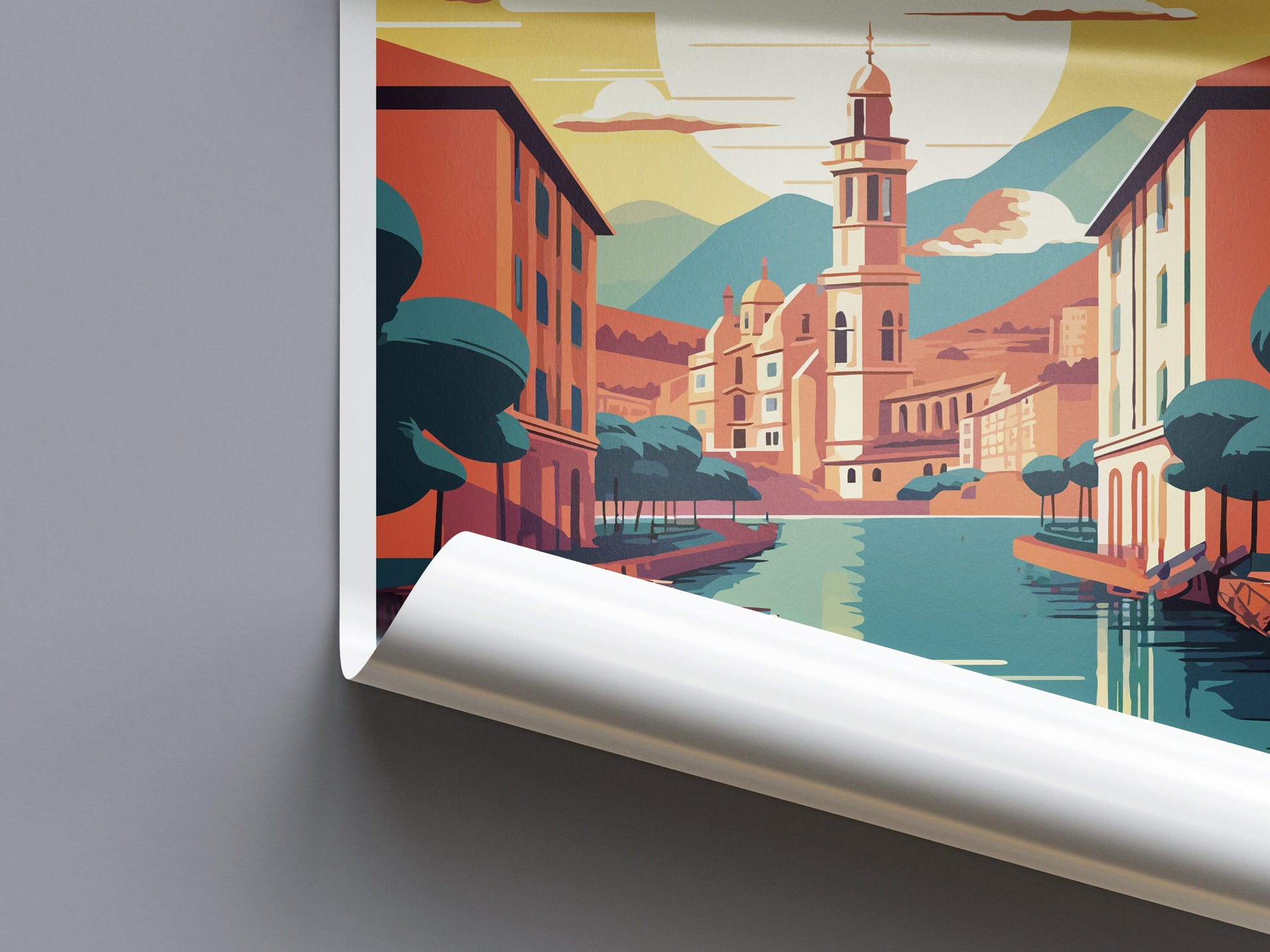 San Sebastian Travel Print Wall Art San Sebastian Wall Hanging Home Décor San Sebastian Gift Art Lovers Spain Art Lover Gift San Sebastian