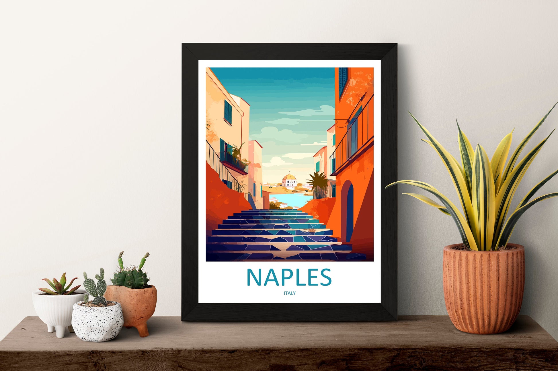 Naples Travel Print Wall Art Naples Italy Wall Hanging Home Decoration Naples Gift Art Lovers Wall Art Print Naples Italy Art Naples Art