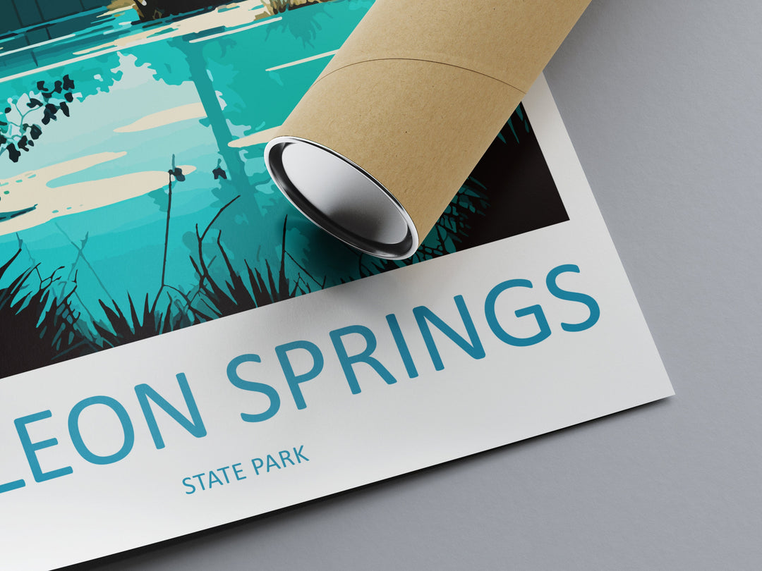 De Leon Springs State Park Travel Print Wall Art De Leon Springs Wall Hanging Home Décor De Leon Springs Gift Art Lovers Florida Art Lover