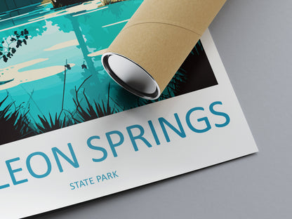 De Leon Springs State Park Travel Print Wall Art De Leon Springs Wall Hanging Home Décor De Leon Springs Gift Art Lovers Florida Art Lover