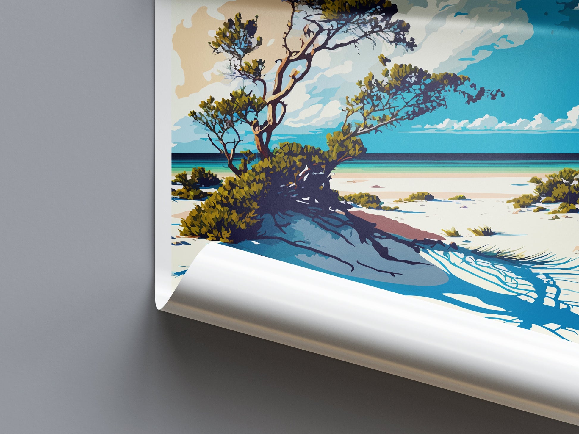 Gulf Islands National Seashore Travel Print Wall Art Gulf Islands Wall Hanging Home Décor Gulf Islands Gift Art Lovers Florida Art Lover