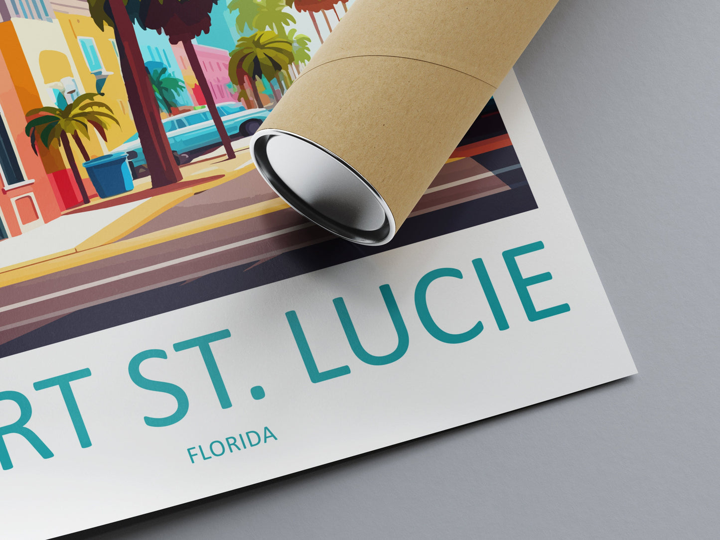 Port St. Lucie Travel Print Wall Art Port St. Lucie Wall Hanging Home Décor Port St. Lucie Gift Art Lovers Gift Beach Florida Port St. Lucie