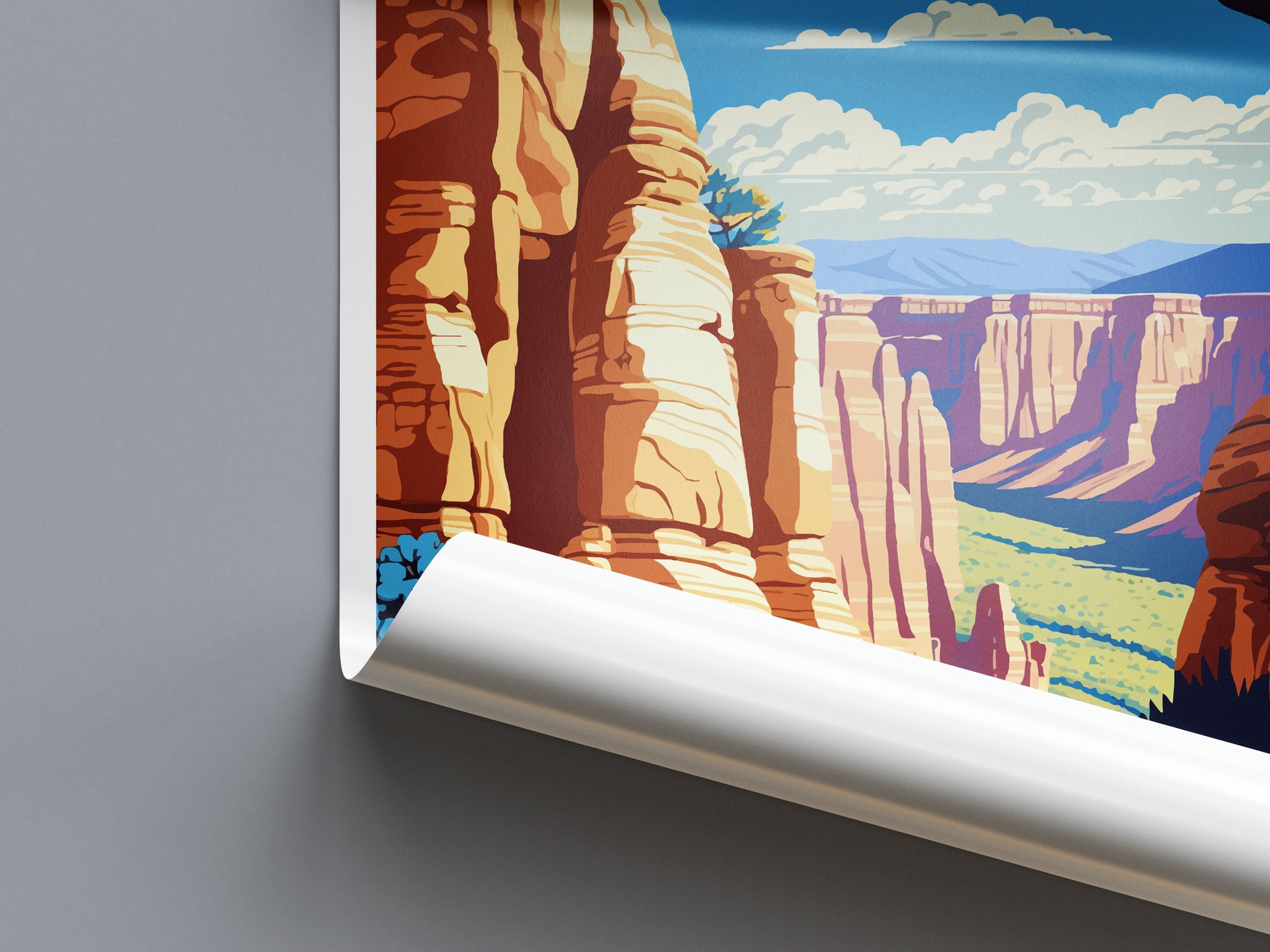 Colorado National Monument Travel Print Wall Art National Monument Wall Hanging Home Décor National Monument Gift Art Lovers Colorado Art