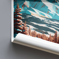 Copper Mountain Travel Print Wall Art Copper Mountain Wall Hanging Home Décor Copper Mountain Gift Art Lovers Colorado Art Gift Lover