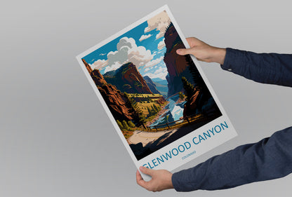 Glenwood Canyon Travel Print Wall Art Glenwood Canyon Wall Hanging Home Décor Glenwood Canyon Gift Art Lovers Colorado Art Gift Lover Print