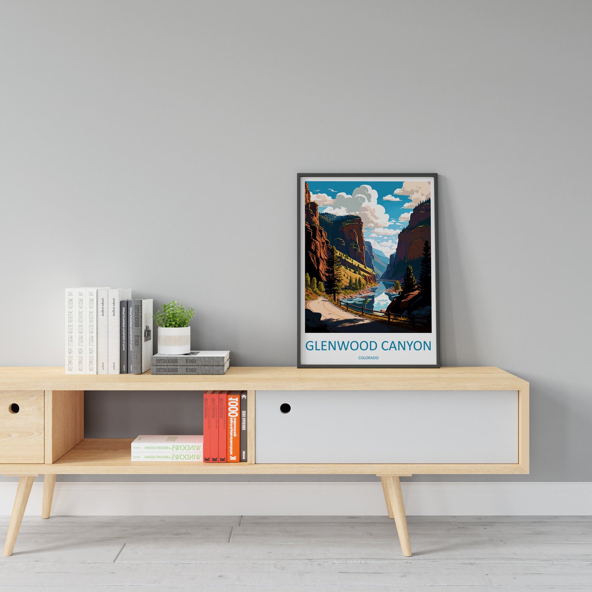 Glenwood Canyon Travel Print Wall Art Glenwood Canyon Wall Hanging Home Décor Glenwood Canyon Gift Art Lovers Colorado Art Gift Lover Print