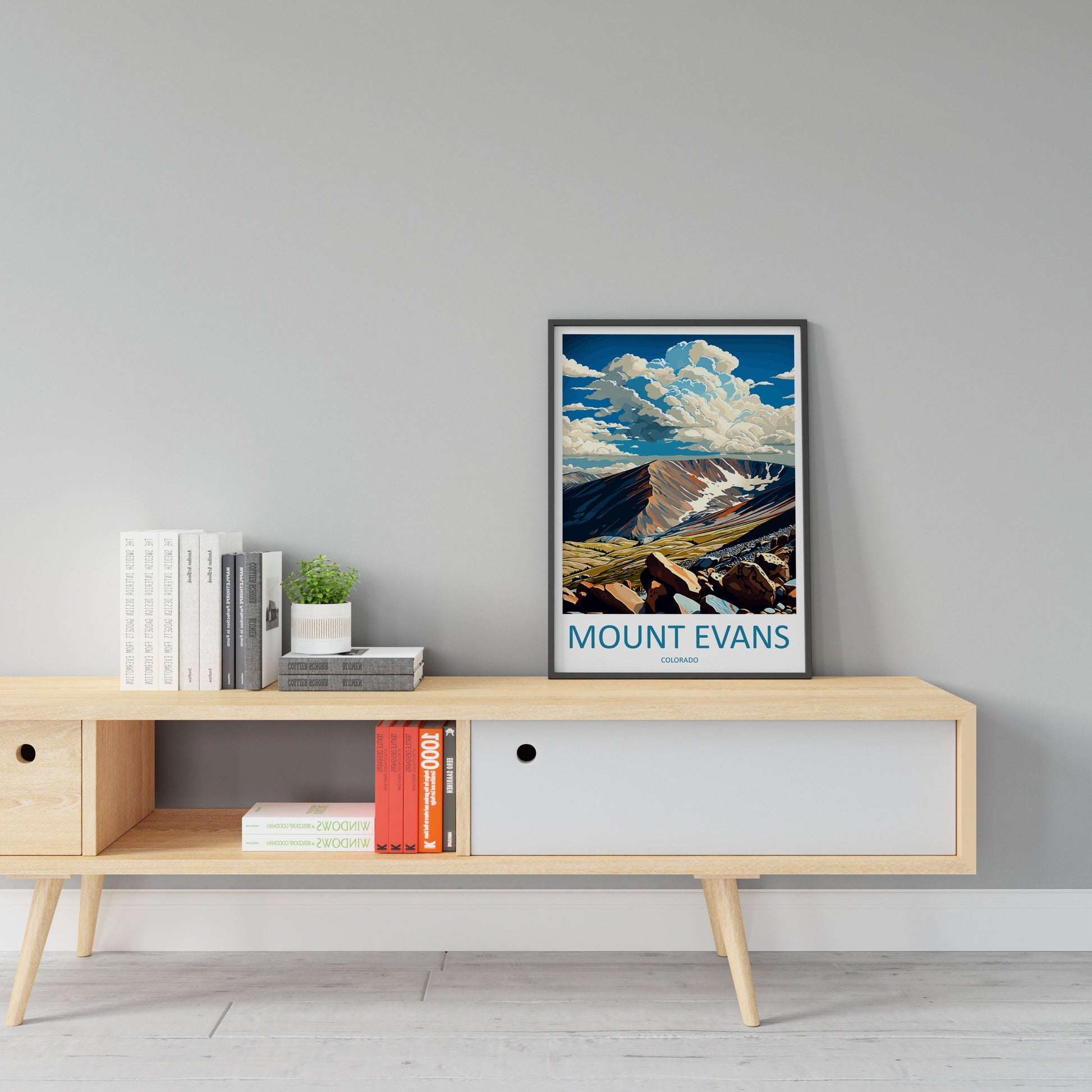 Mount Evans Travel Print Wall Art Mount Evans Wall Hanging Home Décor Mount Evans Gift Art Lovers Colorado Art Gift Lover Print